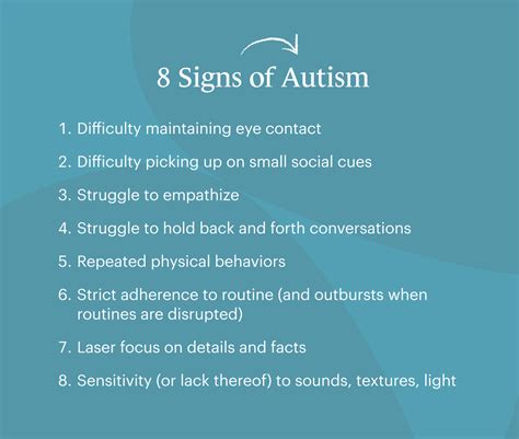 Symptoms Of Mild Autism