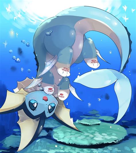 Vaporeon - By @_whitelate_ | Cute pokemon wallpaper, Pokemon ...