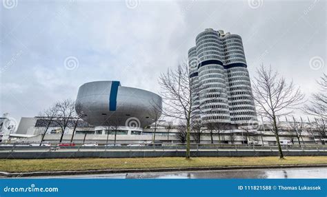 Munich , Germany - February 15 2018 : the BMW Headquarters are Located ...