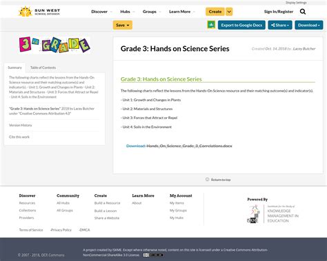 Grade 3: Hands on Science Series | Resource Bank