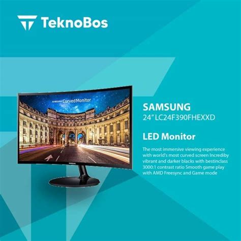 Promo Samsung Curved Monitor LC24F390FHE 24 inch Diskon 23% di Seller Tikno Store - Kalibata ...