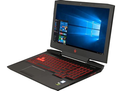 Refurbished: HP 15-CE019DX Gaming Laptop Intel Core i7-7700HQ 2.80 GHz 15.6" Windows 10 Home 64 ...