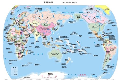 Map Of The Eastern World - Tourist Map Of English