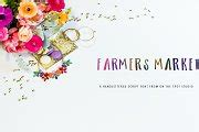 Farmers Market | Sans Serif Fonts ~ Creative Market