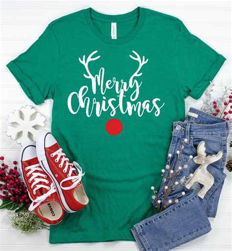 Christmas Deer Shirt Christmas Deer T Shirt Christmas Shirt | Etsy