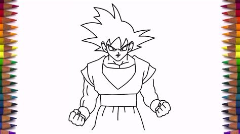 Dragon Ball Z Drawing Goku at GetDrawings | Free download