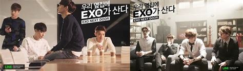 LINE reveals production progress for EXO's web drama "EXO Next Door"