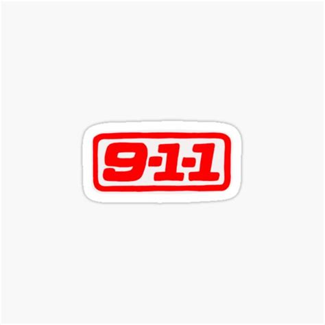 "911 tv show symbol" Sticker for Sale by Mcconnell22 | Redbubble