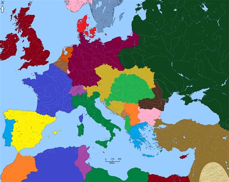 (Edited) Europe 1914 (4648x3692) : MapPorn