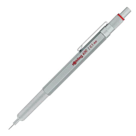 Rotring 600 Silver Μηχανικό Μολύβι 0.5mm | Ballpoint | pen-store.gr