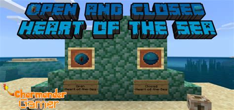 Open and Closed Heart of the Sea | Minecraft PE Mods & Addons