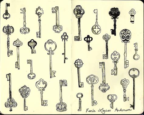 Skeleton Key Drawing at GetDrawings | Free download