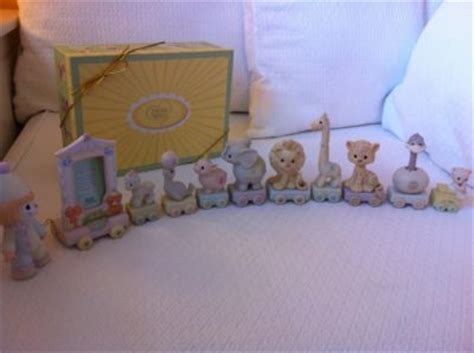 PRECIOUS MOMENTS BIRTHDAY TRAIN SET - 11 PIECES -- Antique Price Guide Details Page