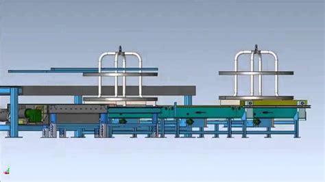 Rack Handling Conveyor - YouTube