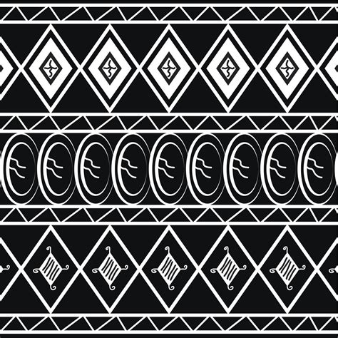 traditional art papua new guinea ethnic tribal pattern black background ...