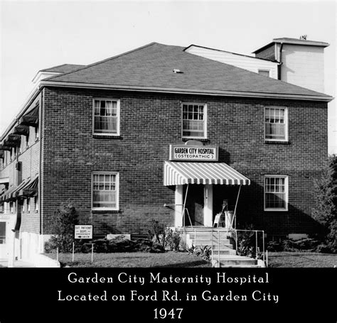 Garden City Hospital circa 1947. | Garden city, City hospital, Victorian homes