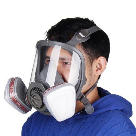 15 in 1 Full Face Gas Mask Facepiece Respirator Painting Spraying Mask ...