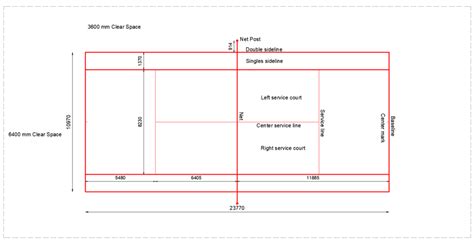 Tennis Court (Dimensions & Free Dwg.) - layakarchitect