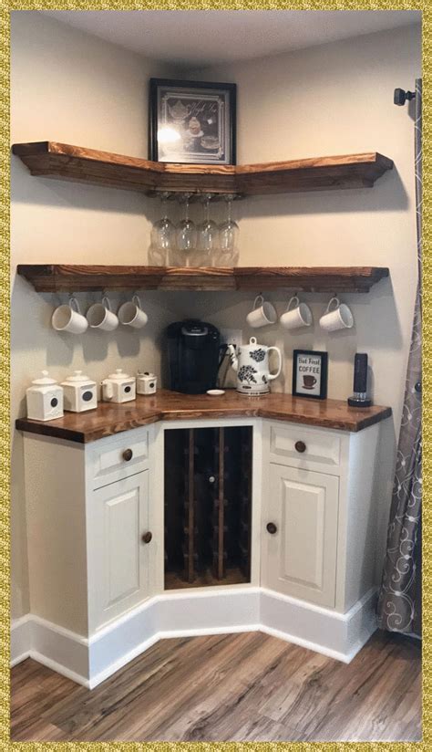 Home Coffee Bar, Coffee Bars In Kitchen, Home Coffee Stations, Diy ...