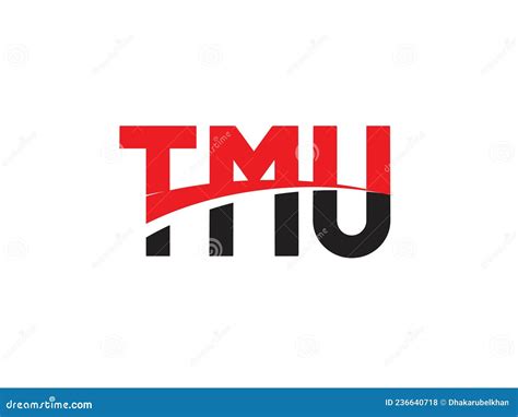 TMU Letter Initial Logo Design Vector Illustration Stock Vector - Illustration of font, logo ...