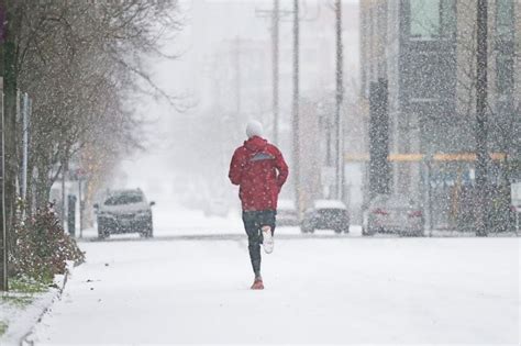 Heavier snow in Portland expected through the evening; snowfall to slow ...