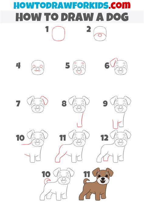 How to Draw a Dog Very Easy -Drawing Tutorial For kids