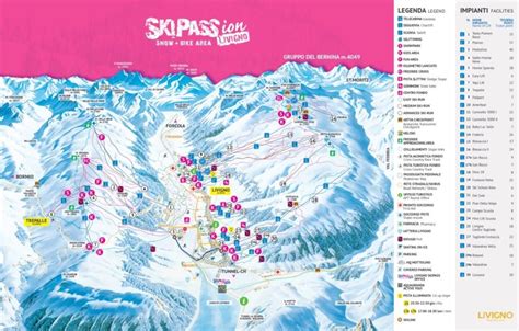 Lift and slope maps - Skipass Livigno