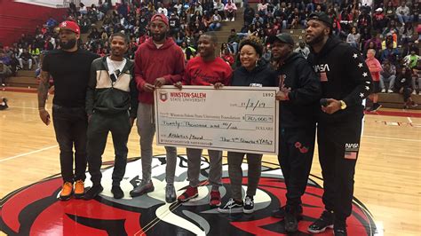 WSSU alumni use homecoming basketball game to give back - HBCU Gameday