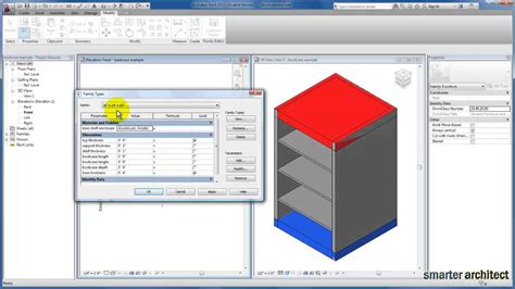 Revit Tutorials: Revit Families - Creating Family Types - YouTube