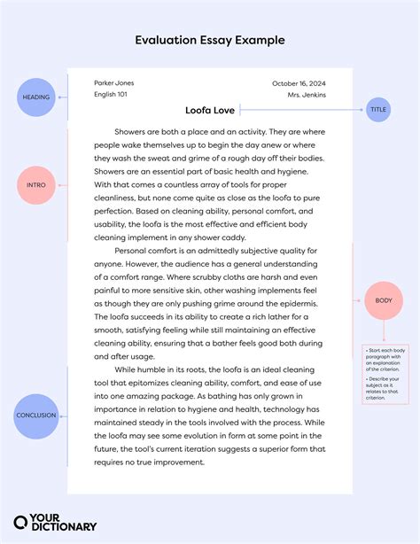 What Is an Evaluation Essay? Simple Examples To Guide You | YourDictionary