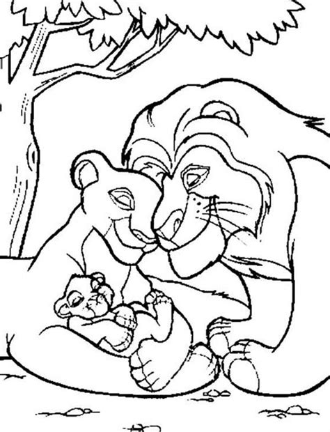 Lion Family Coloring Pages & coloring book. 6000+ coloring pages.