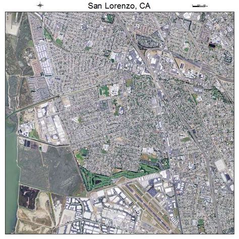 Aerial Photography Map of San Lorenzo, CA California