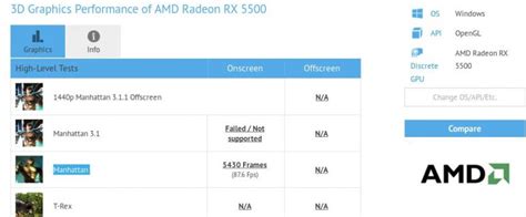 Primer benchmark de la AMD Radeon RX 5500, por ahora más rápida que la ...