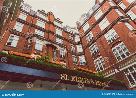 Exterior of the St Ermin`s Hotel in London City Centre Editorial ...