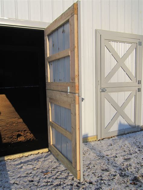 Corrugated Metal Sliding Door Barn Utility Exterior - Sunnyclan