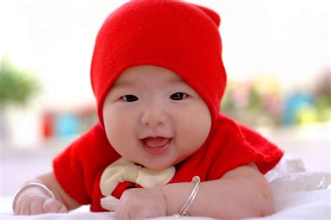 Free Images : play, red, clothing, baby, nose, infant, toddler, cap, paternity, child care ...