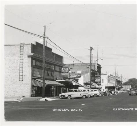 Hazel Street, looking East - Gridley CA. :: Northeastern California Historical Photograph ...