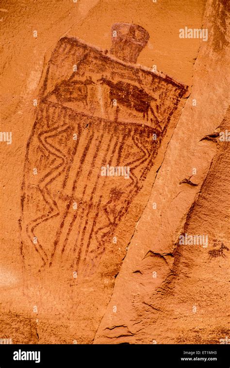 Horseshoe Canyon Pictographs, Canyonlands National Park - Utah Stock Photo - Alamy