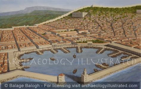 Smyrna, Roman Period, City Center, Forum and Harbor, 2nd Century AD ...