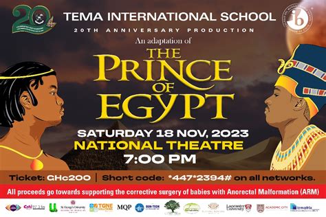 Announcing the Tema International School anniversary musical production ...