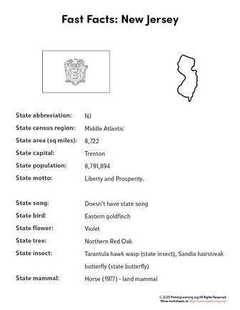 New Jersey State Facts | PrimaryLearning.Org