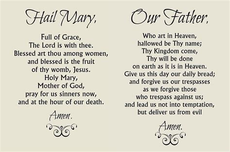 Hail mary ave maria angelic salutation catholic prayer etsy – Artofit