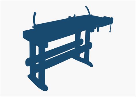 Work Bench Vector Clip Art - Work Bench Silhouette , Free Transparent ...