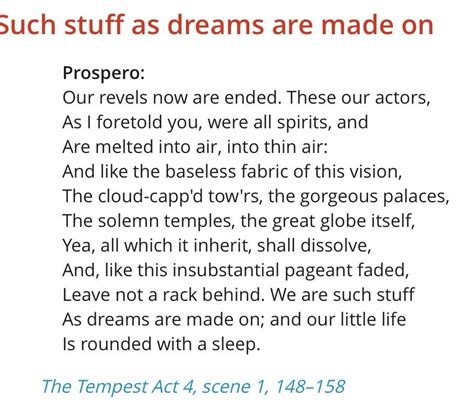 Prospero's Speech in Shakespeare's the Tempest | Quotes, Writing a book, Words