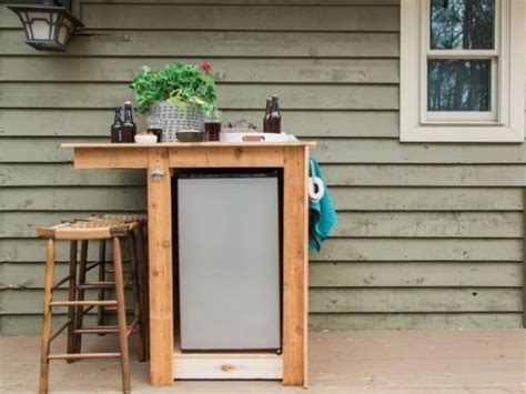 7 Cheap & Easy DIY Mini Fridge Cabinet Ideas