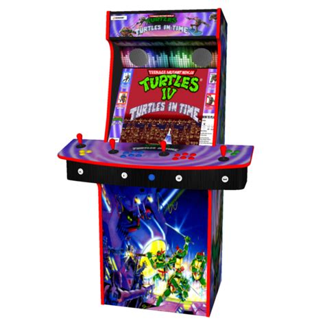 Teenage Mutant Ninja Turtles In Time TMNT, 4 Player Upright Arcade, Multicade - arcadecity