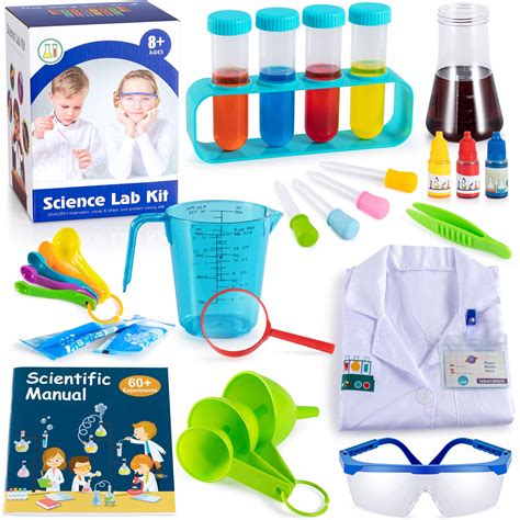 Buy Kids Science Kits with Lab Coat, 60 Fun Science Experiments for Kids, Science Lab Kit ...