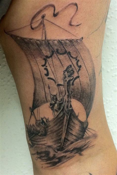 drakkar | Viking ship tattoo, Viking tattoos, Norse tattoo