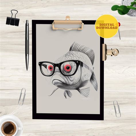 Fish Fish Print Fish Wall Art Fish Wall Decor Fish Art - Etsy