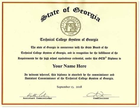 Fake Georgia GED Fake Georgia GED certificate and Score Sheet [GA_GED ...